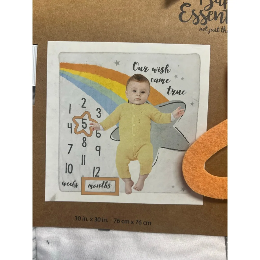 NWT Rainbow Baby Photo Op Blanket